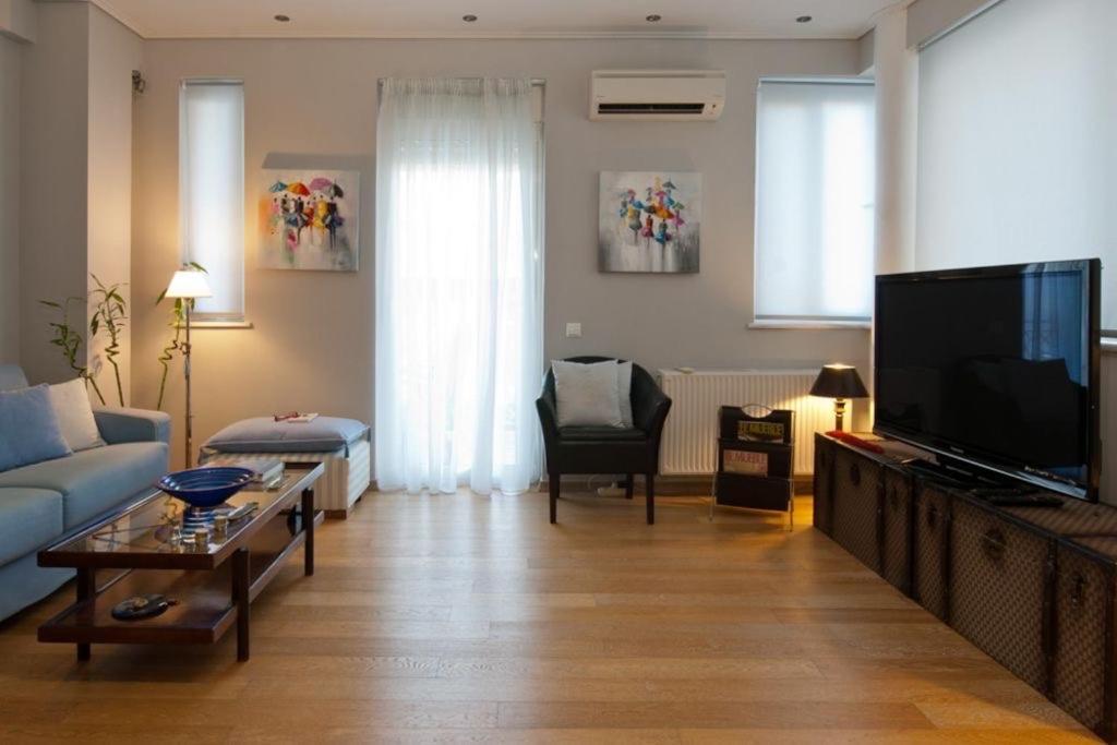 Acropolis Luxury Apartment With Balcony Athen Exterior foto